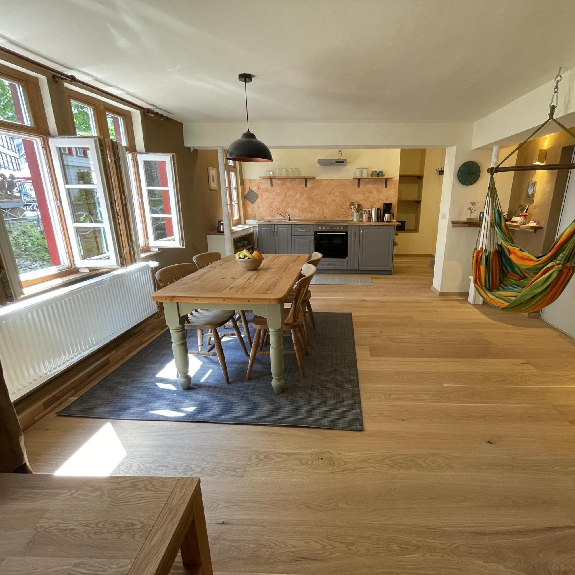 Apartment Am Fluss Im Haus An Der Rur モンシャウ エクステリア 写真